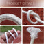 Cuerda asta bandera 1/4" x50ft trenzada nailon color blanco