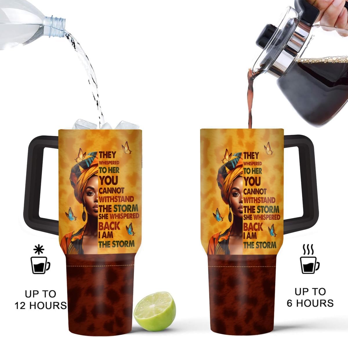 Vaso térmico para mujer 40oz regalo cumpleaños madre