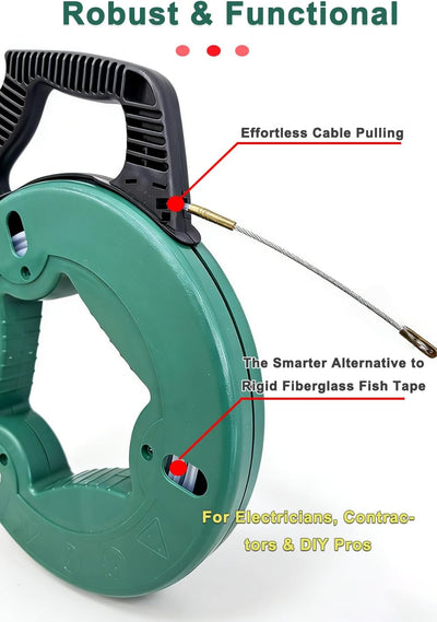Extractor alambre 196pies para conductos eléctricos 4mm