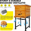 Soporte metal ajustable para colmena abejas 16-21pulg