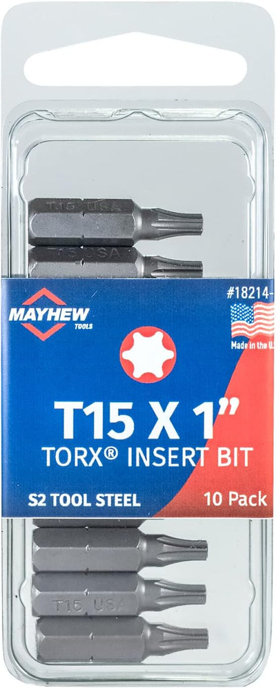 Broca Torx T15 x 1pulg paquete 10