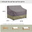 Fundas de sofá tipo loveseat para terraza