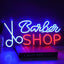Letrero neón led peluquería estudio 15.75pulg azul rojo