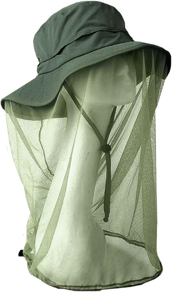 Mosquitero al aire libre cubo sombrero para mujer y hombre