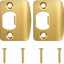 Placa puerta dorada 2.25x1.77pulg set 2 placas universales