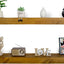 Estantes flotantes madera rústica pino para pared set 2-8"