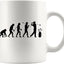 Vaso de cerámica Regalos de golf Evolution para papá mamá abuelo abuela