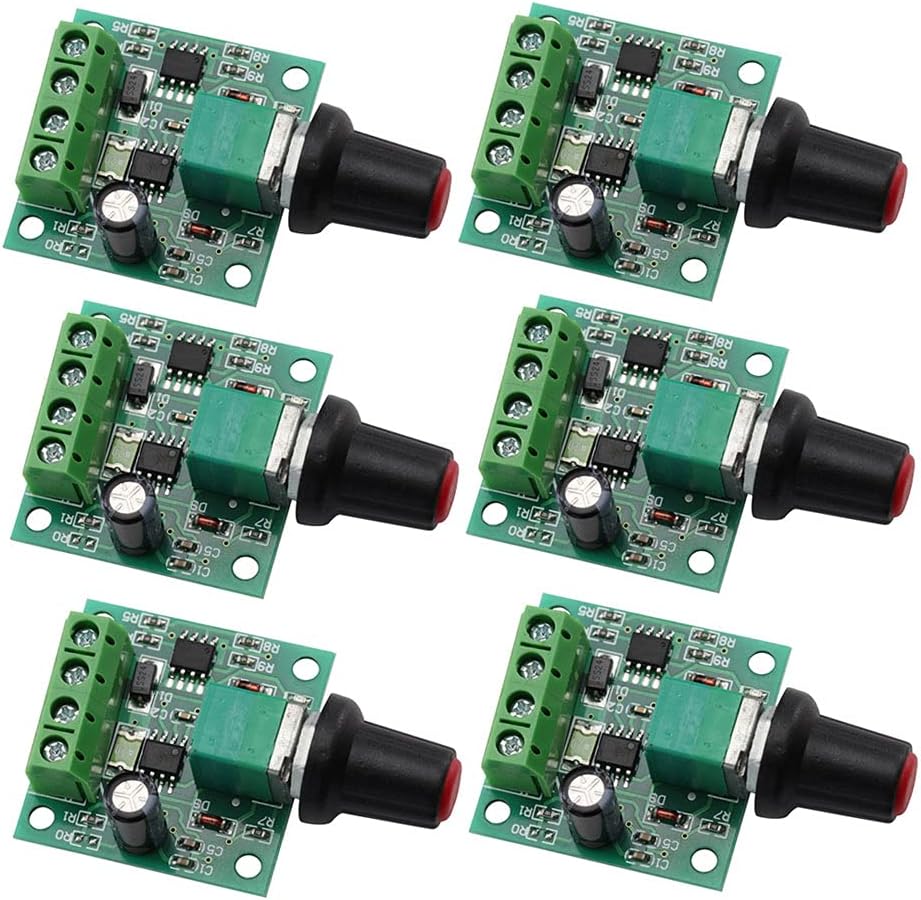 Controlador velocidad motor DC ajustable 1.8v-12v 30W