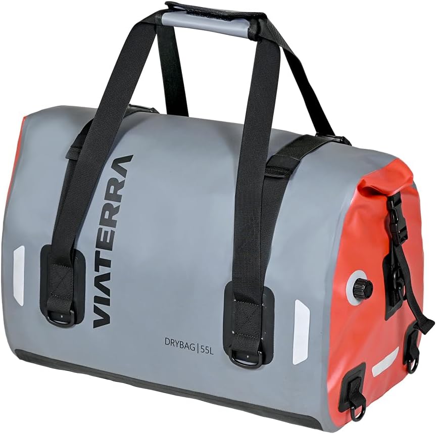 Bolsa trasera motocicleta 55L impermeable universal