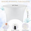 15 Manteles Elastano Ajustables 6ft 72pulg Blanco