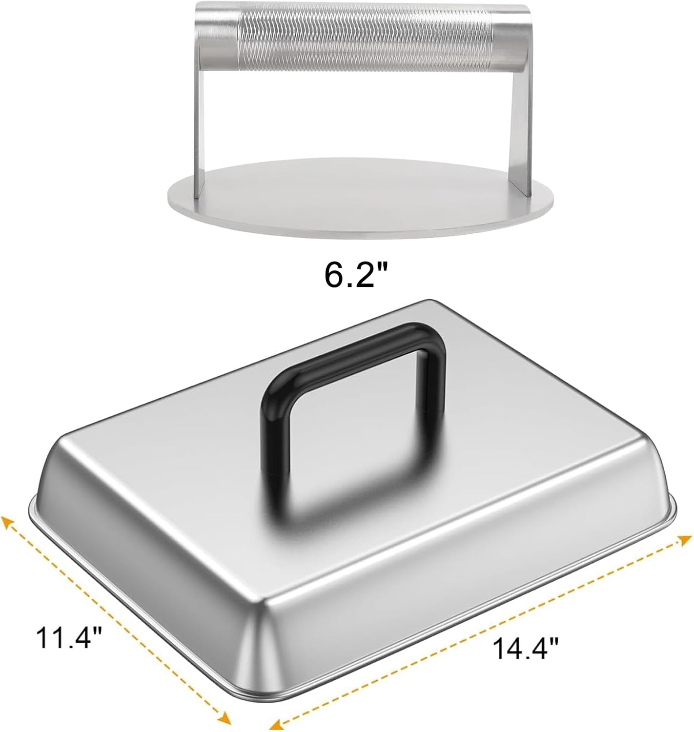 Accesorios plancha Blackstone 6.2pulg cúpula 14pulg acero inox