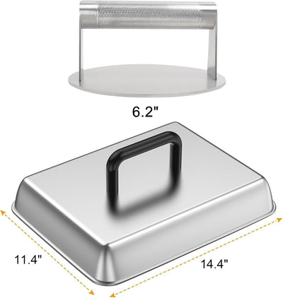 Accesorios plancha Blackstone 6.2pulg cúpula 14pulg acero inox