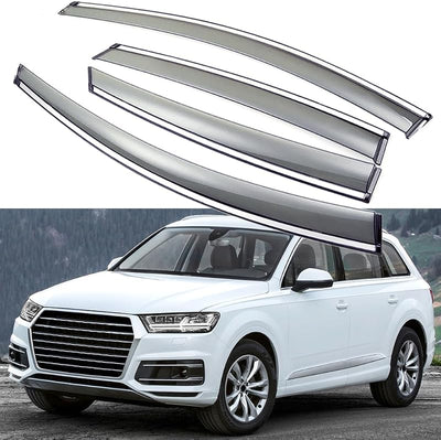 Deflectores viento visera sol Audi Q7 SQ7 2017-25 4 pzas