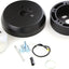 Adaptador cubo volante negro 5 y 6 agujeros