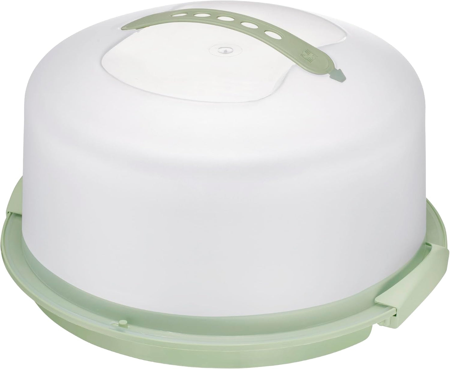 Portapasteles Grande con Asa 12x12x5 Verde Menta