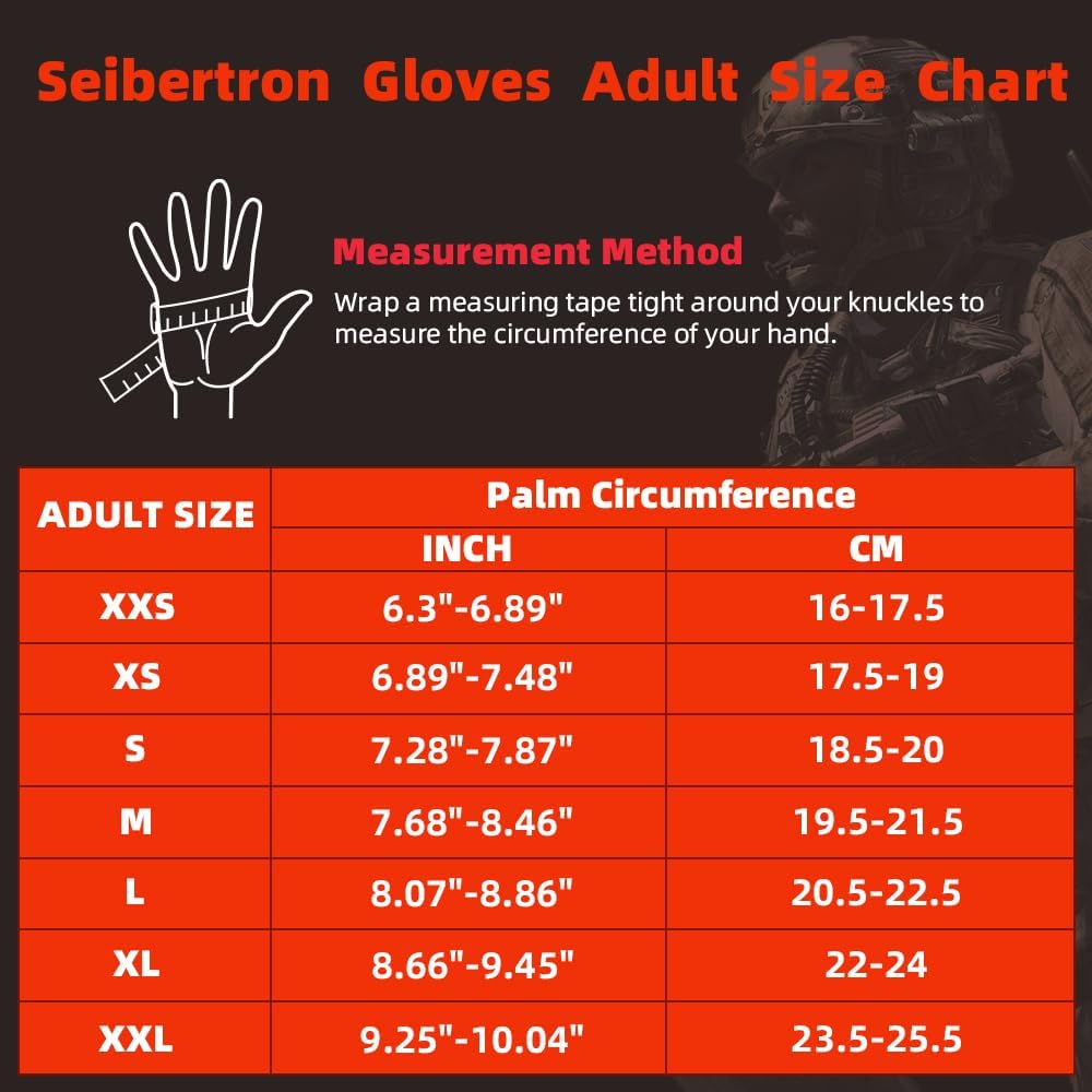 Guantes tácticos para ciclismo caminata XXS-XXL