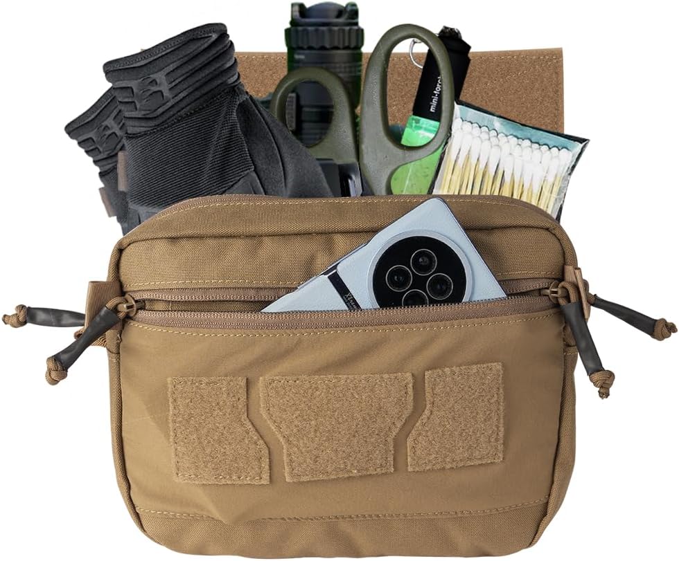 Bolsa táctica Molle con panel gancho chaleco deporte