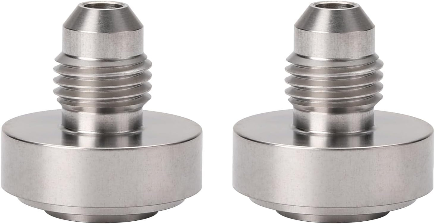 Adaptador soldadura acero inox 4AN Bung 2 Pzas
