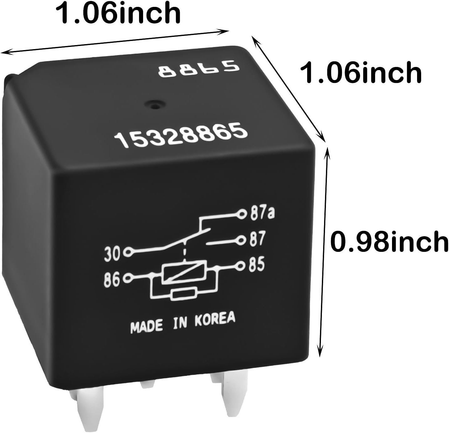 Relé 2 pzas 40A 12V para Chevy GMC Buick