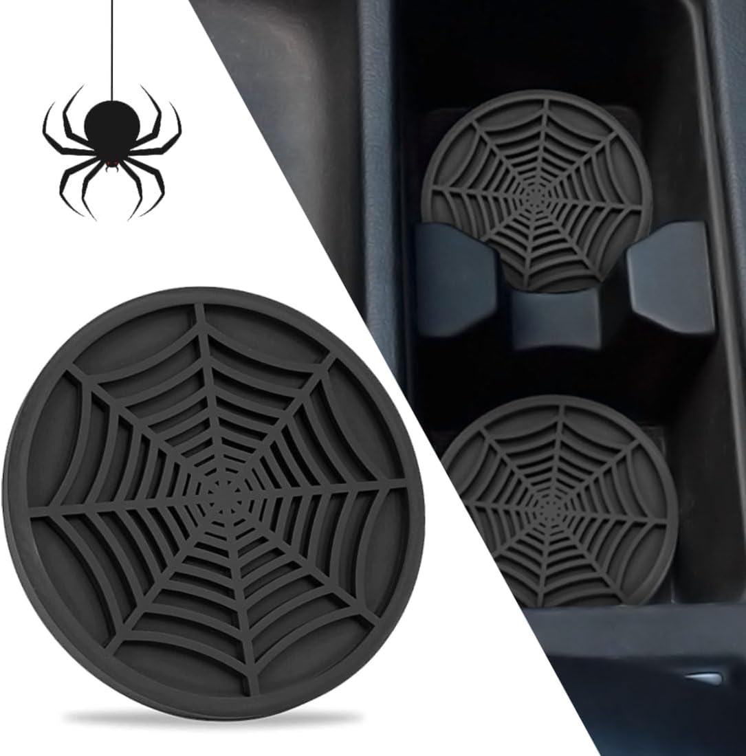 4 Posavasos Silicona Antiderrap para Auto Universal