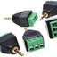 5 Pzas Adaptador Audio Estéreo Macho a AV 3 Hembra Phoenix