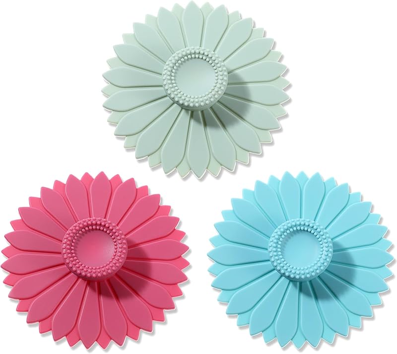 3 fundas silicona tapas universales para tazas té café