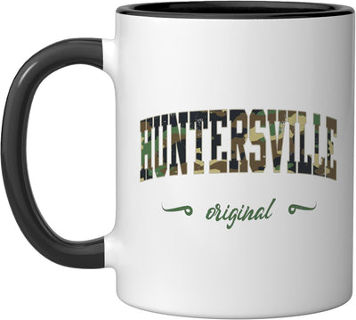 Taza cerámica camuflaje Huntersville College NC