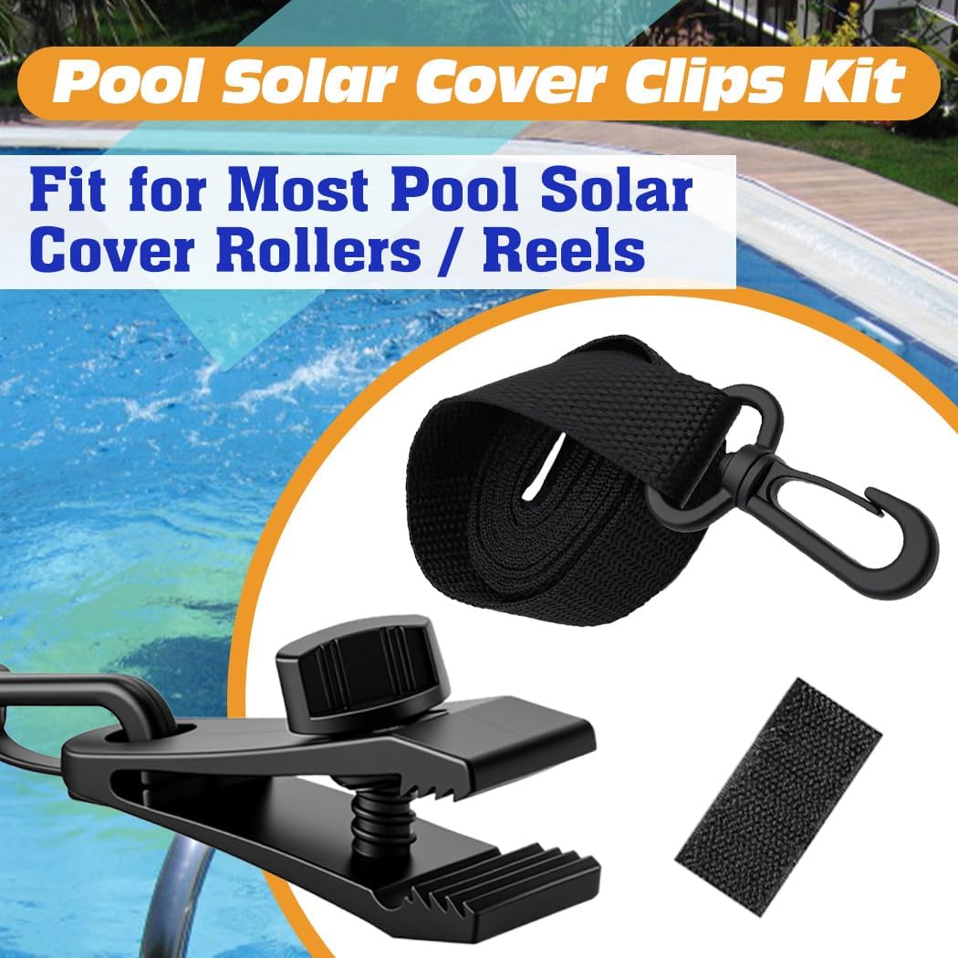 Kit 24 Pzas Accesorios Cubierta Solar Piscina