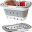 Organiz. baño plástico plegable para viaje
