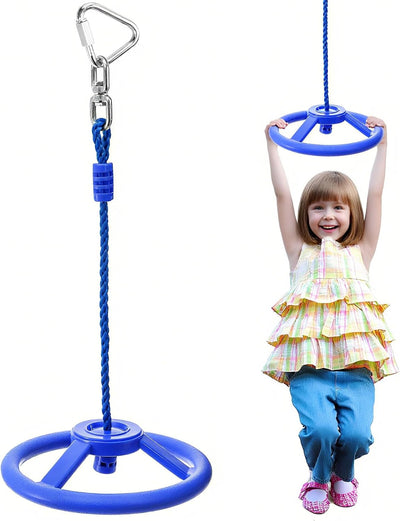 Rueda giratoria 360 grados para casa de set azul