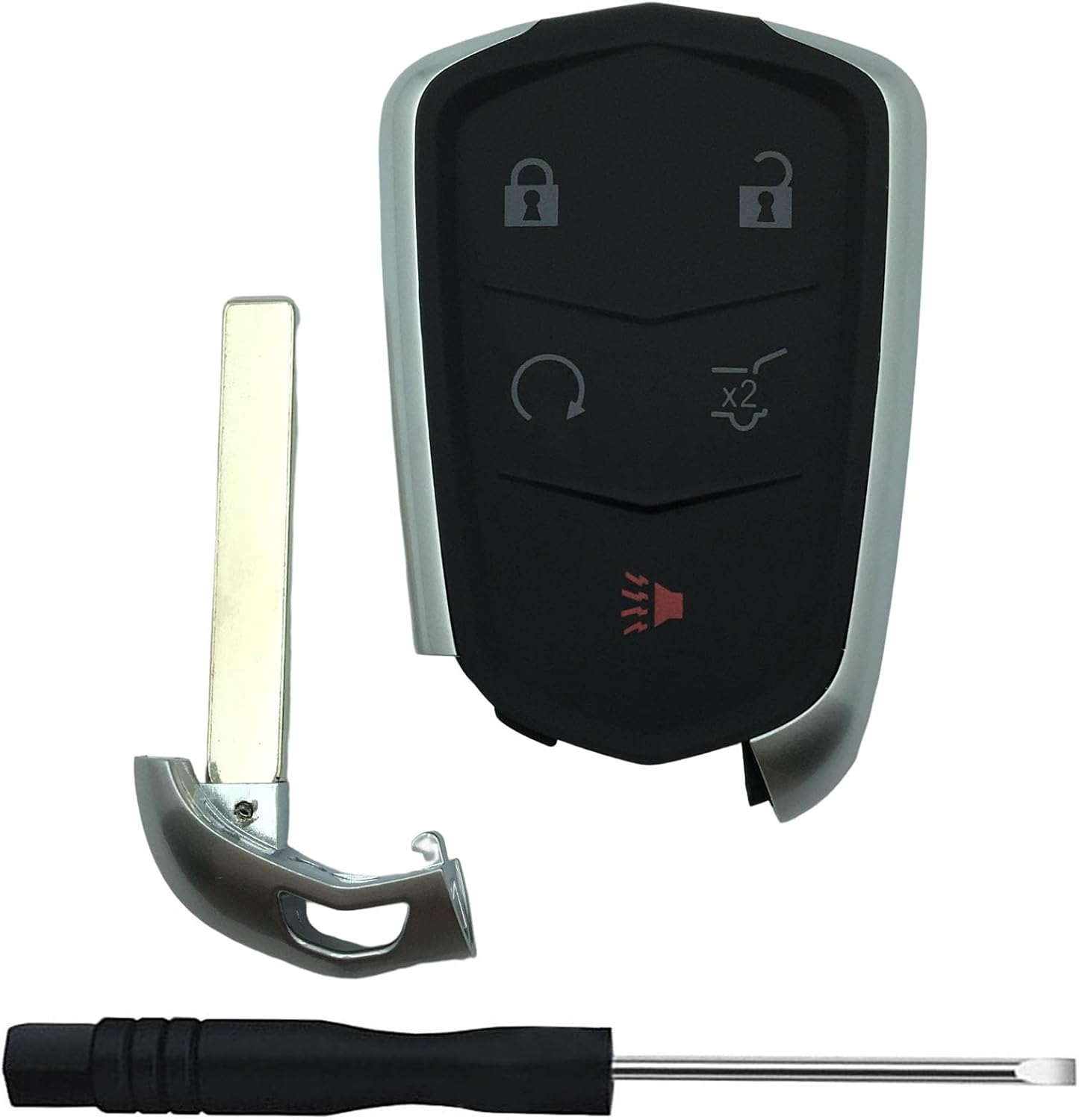 Funda llavero remoto sin llave Cadillac 5 botones