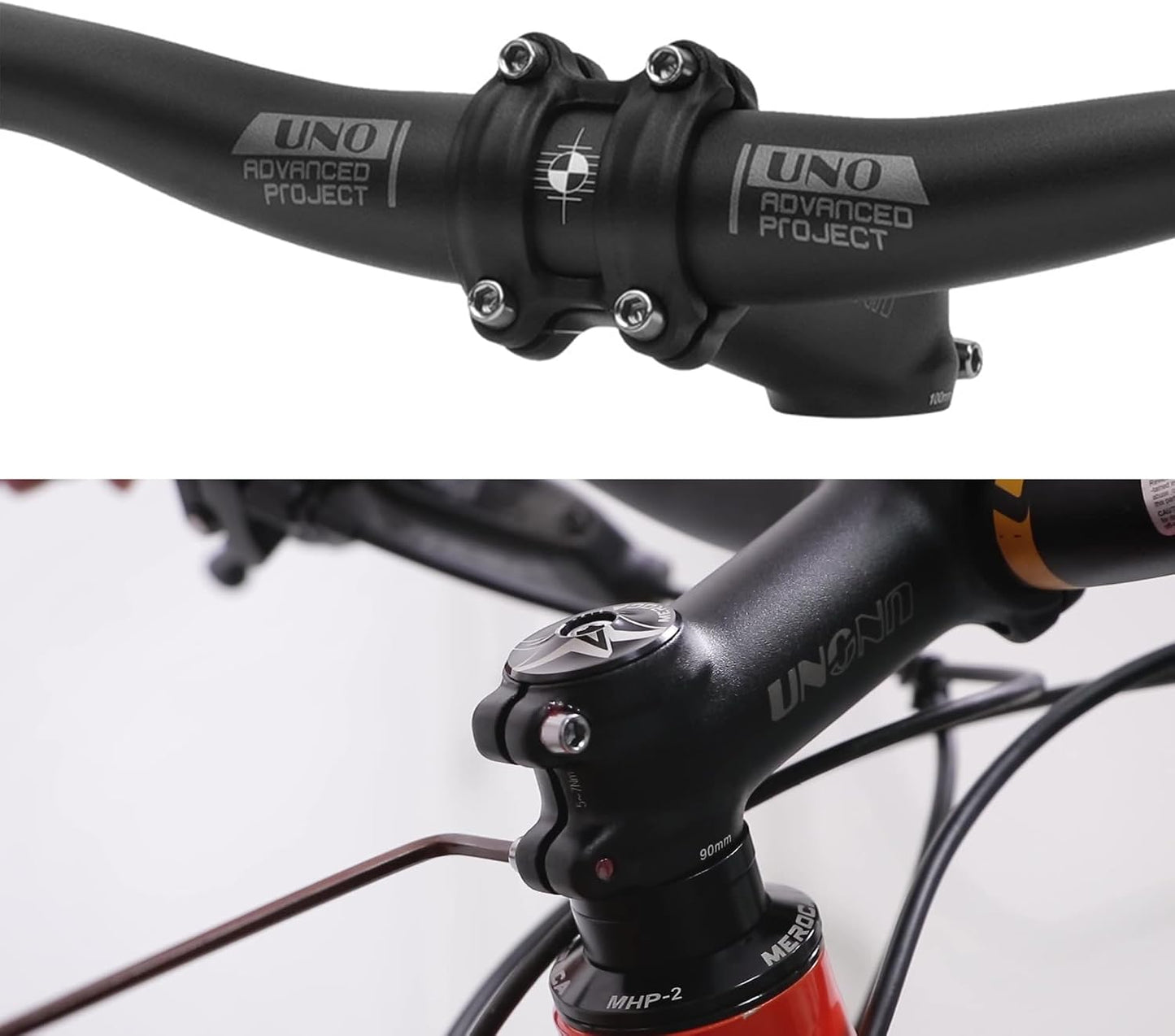 Vástago manillar bicicleta 31.8mm 70-110mm MTB carretera