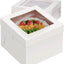 30 Cajas Panadería 10x10x8pulg con Ventana para Pasteles