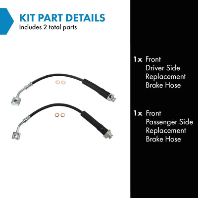 Set mangueras freno delantero comp Ford Explorer 11-15
