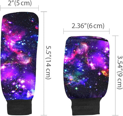 Juego funda freno mano y pomo cambios coche universal púrpura