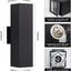 2 Lámparas pared aluminio exterior 15pulg enchufes E26