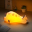 Luz nocturna jirafa para niños con control táctil recargable