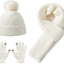 Set 3 Pzas Gorro Bufanda Guantes Invierno Niños