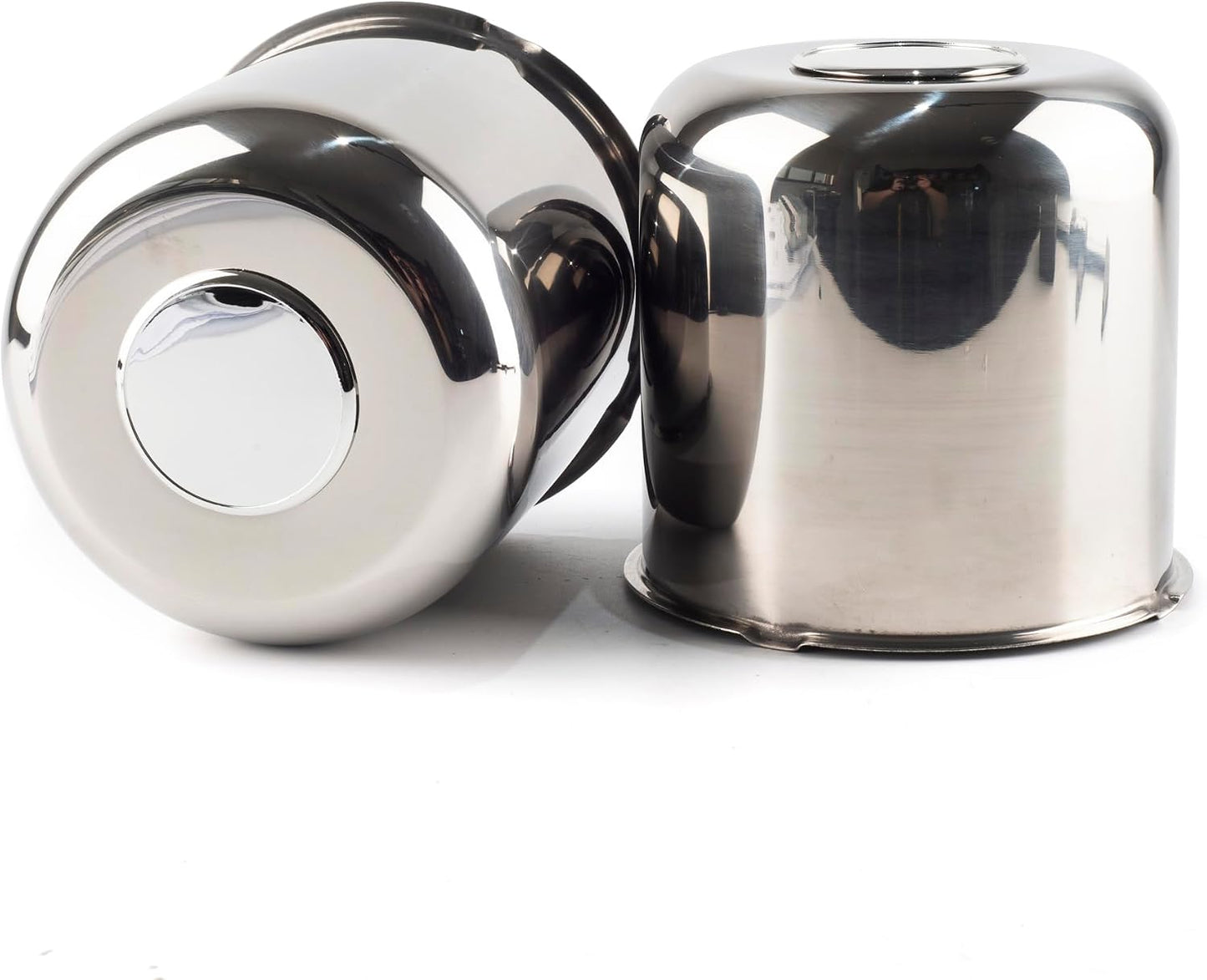2 Pzas Tapa Rueda Remolque Acero Inox 5.15pulg