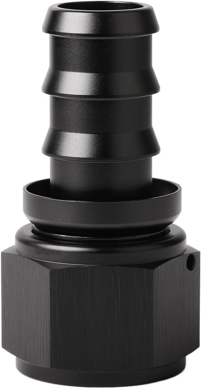 Adaptador manguera aluminio negro