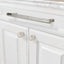 6 Manijas Gabinete Cocina 11-5/16pulg Níquel Satinado
