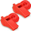Silbato emergencia rojo con cordón 2 pack plástico sonido fuerte