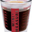 Vaso medidor vidrio 26 medidas para té y alimentos secos Rojo