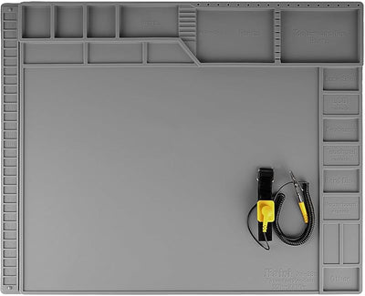 Almohadilla soldadura silicona resistente 932°F magnética
