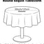 Mantel redondo lentejuelas 50pulg reutilizable decoración mesa