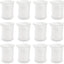 12 Vases Medidores Silicón 3.4oz para Resina Artesanías