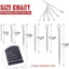 Kit 90 pasadores chaveta acero inox 304