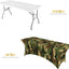 Mantel rectangular camuflaje verde 6ft para fiestas