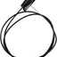 Cable control acelerador repuesto 71pulg negro