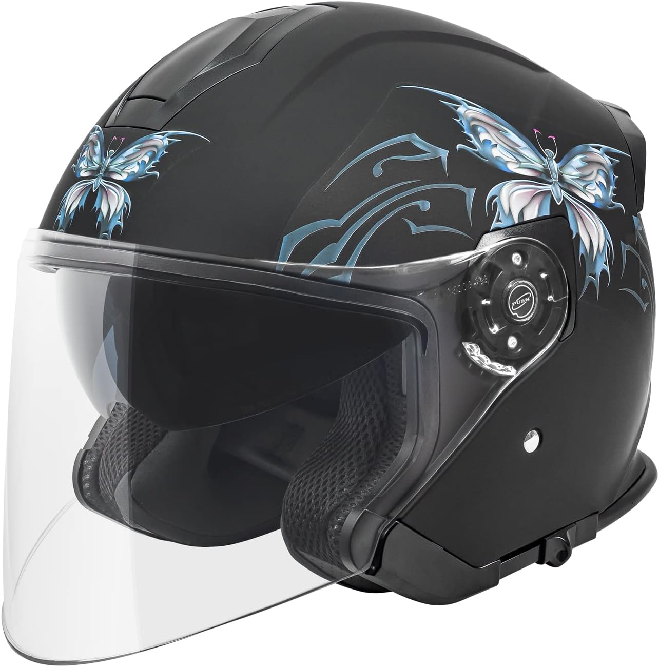 Casco motocicleta cara abierta 3/4 ECE y DOT
